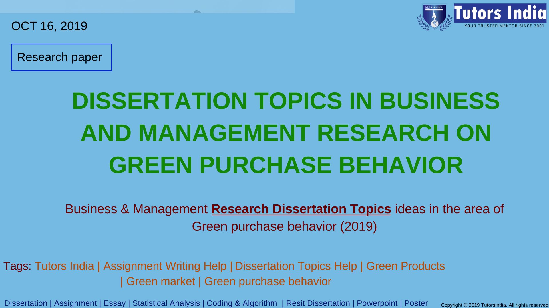 green purchase behavior thesis