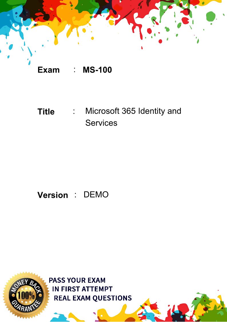 Reliable MS-100 Exam Pattern