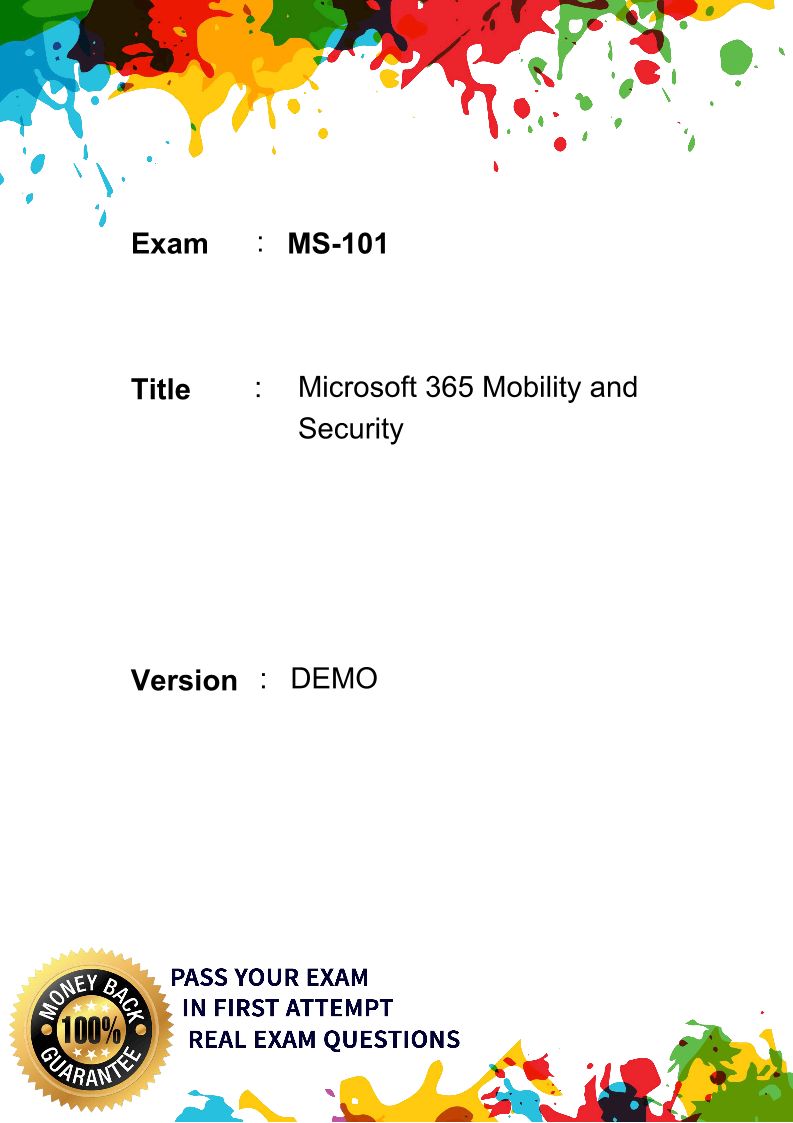 Valid Braindumps MS-101 Ebook