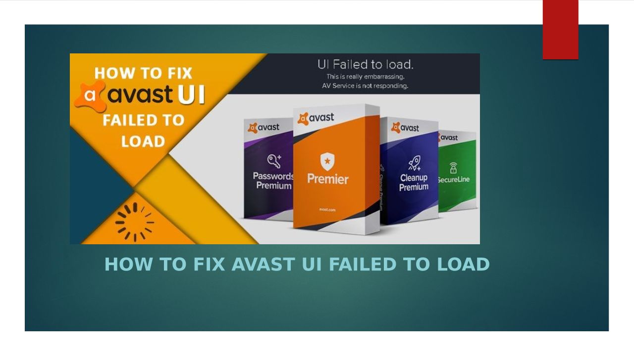 How To Fix Avast UI Failed To Load