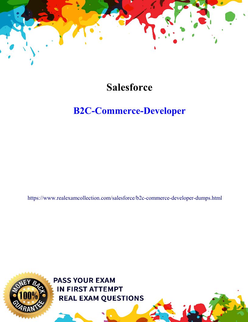 2020 Valid Salesforce B2C Commerce Developer Exam Dumps