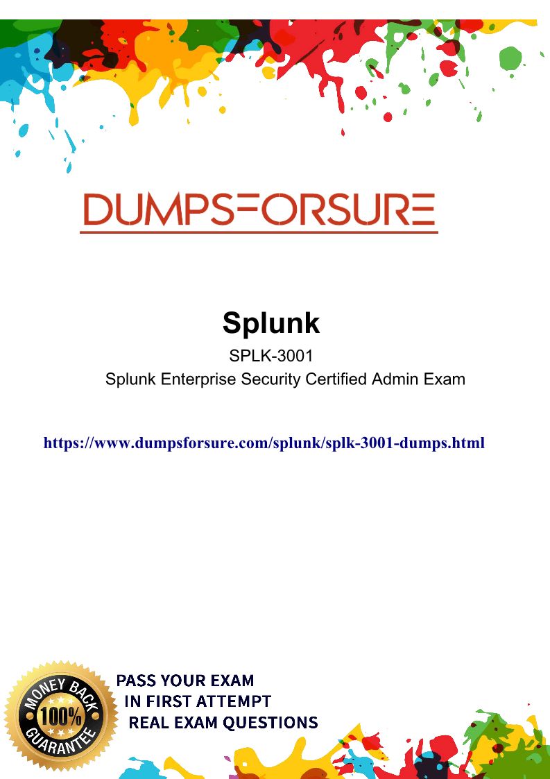 Latest SPLK-3001 Exam Discount