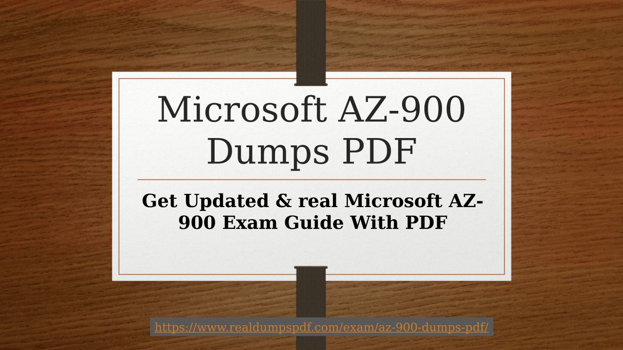 AZ-900 Pass4sure Exam Prep