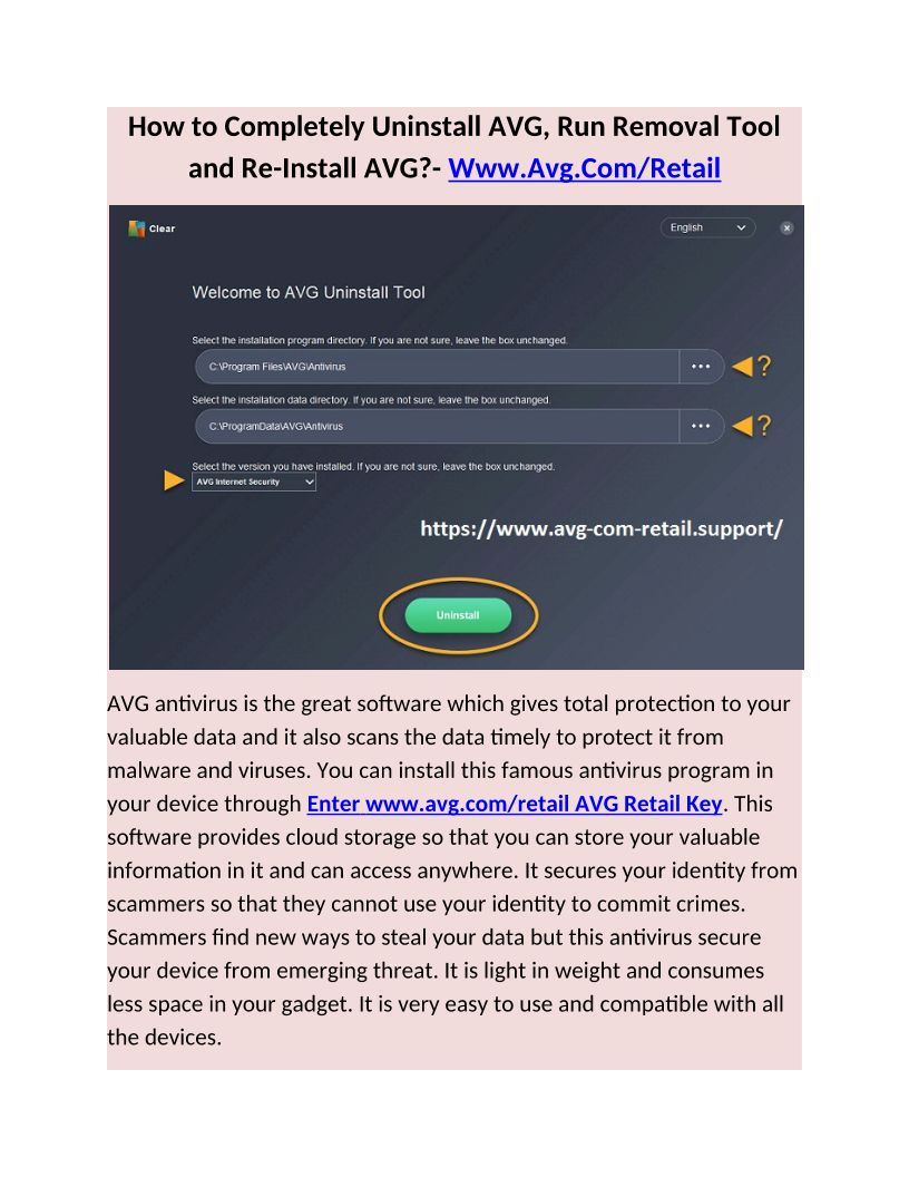 avg removal tool works