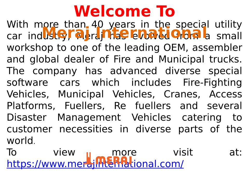 Importance of Fire Fighting Vehicles - Customized fire trucks by