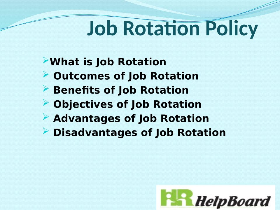 disadvantages of job rotation