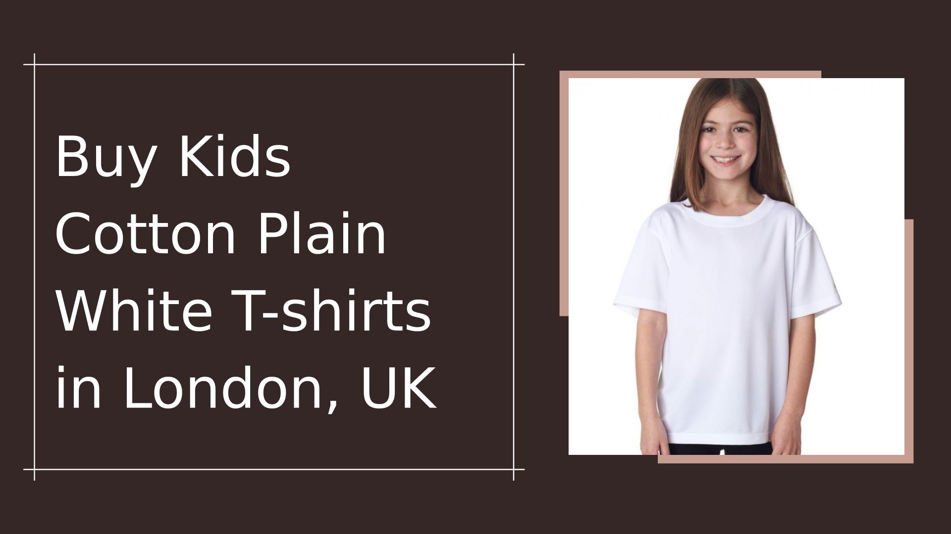 AWD Plain White Kids 100% Polyester T-Shirts