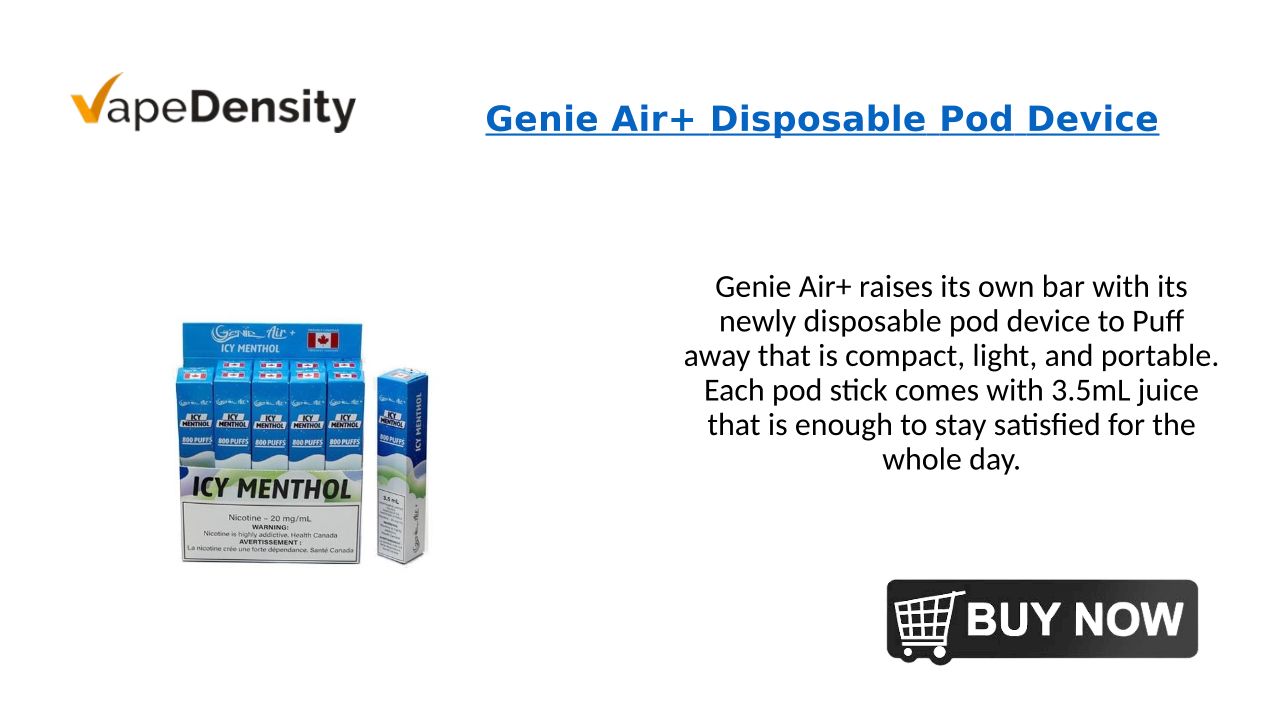 Genie Air+ Disposable Pod Device