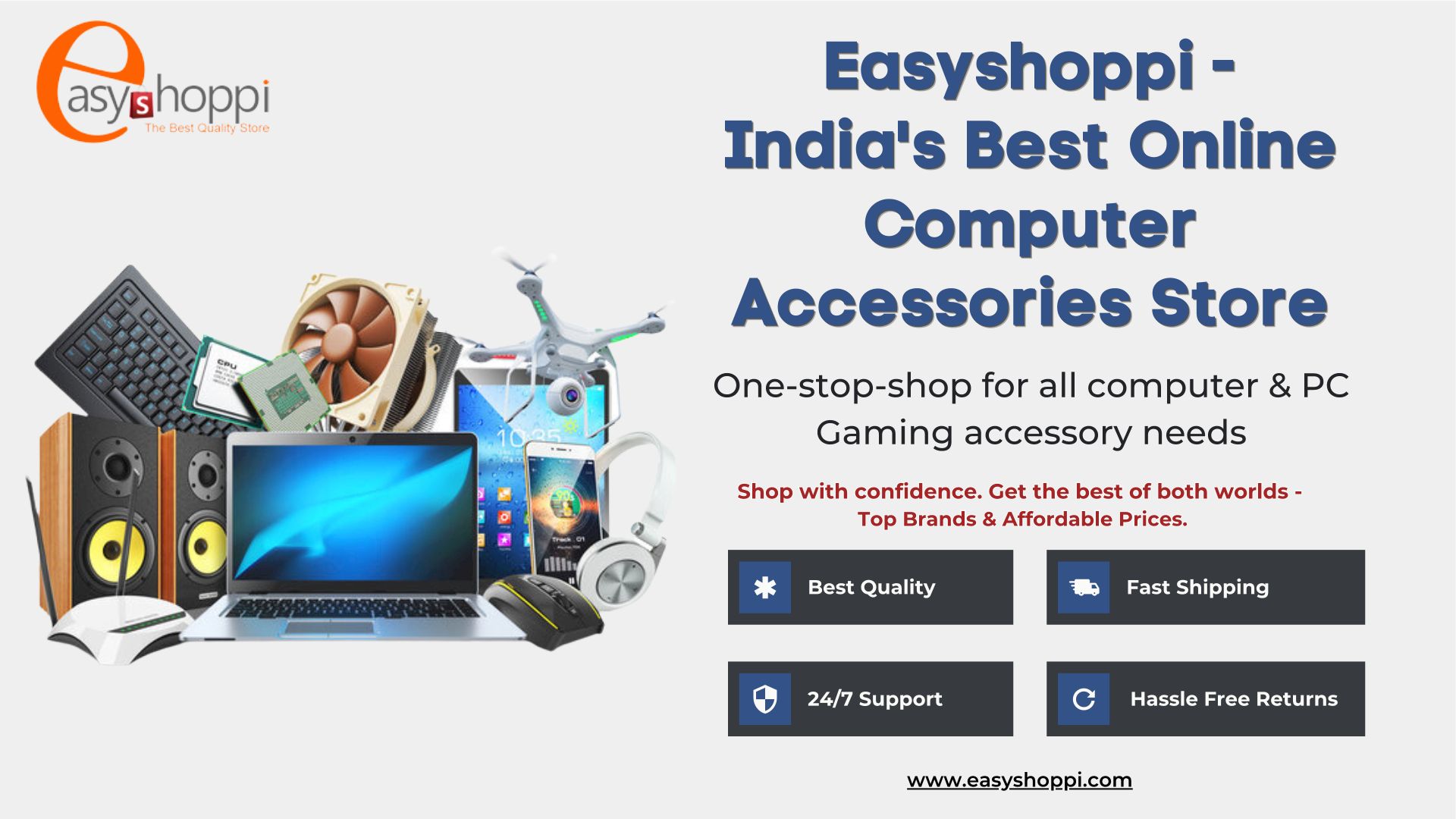 Easyshoppi: The Best Computer Accessories Shop Online - Easy