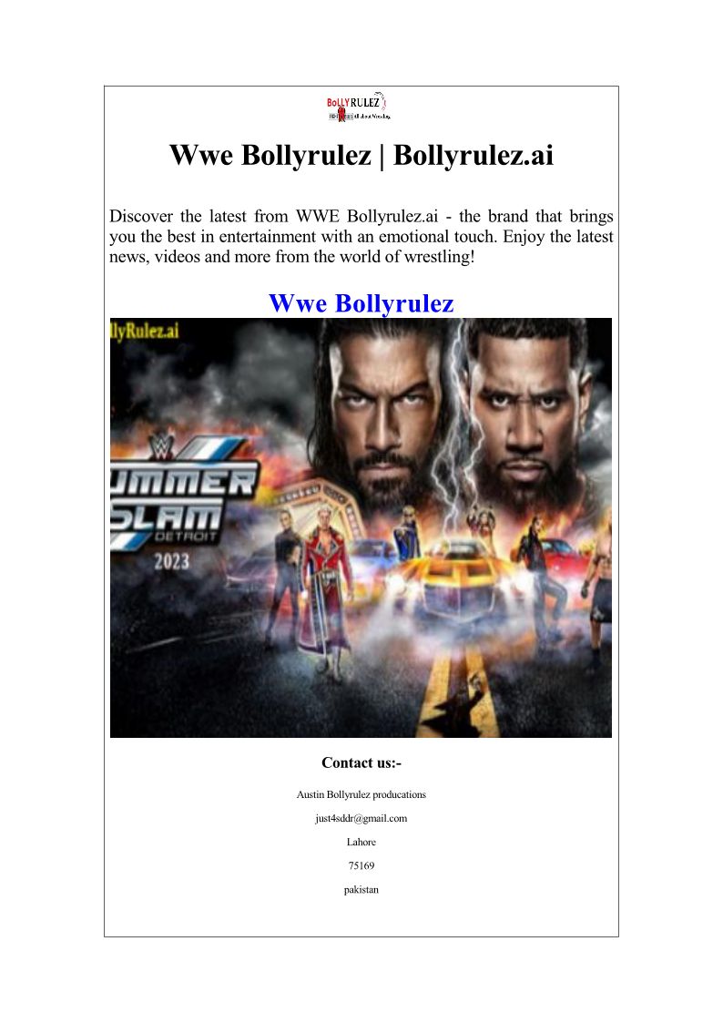 Austin bollyrulez productions s Presentations Documents on SharePresentation