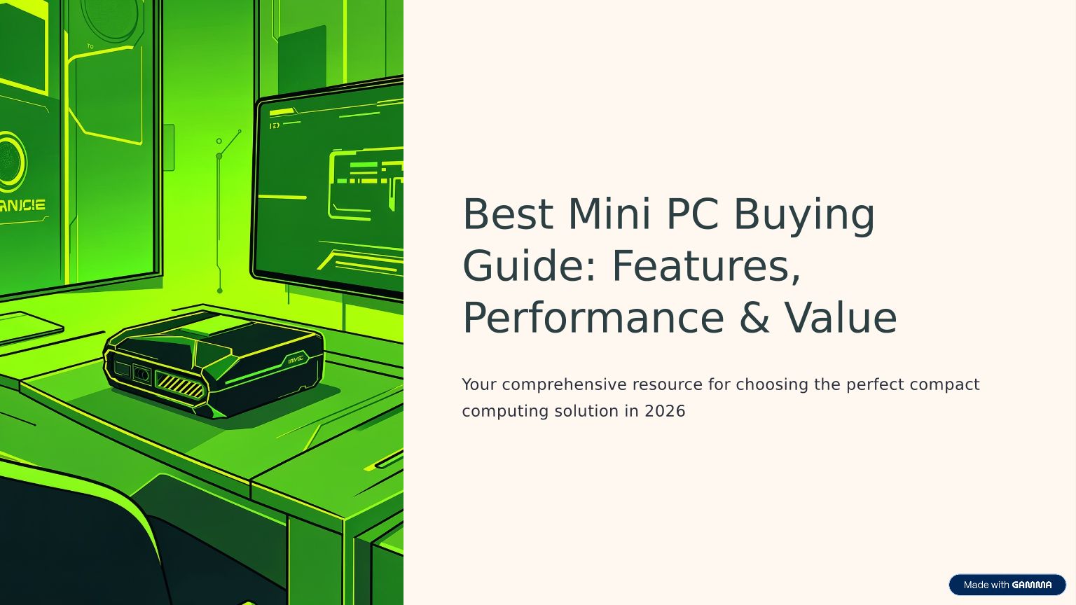 Best Mini PC Buying Guide: Features, Performance & Value